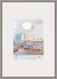 walther design Picture Frame Gold Poster size with Art Glass, New Lifestyle Plastic Frame KVX691G