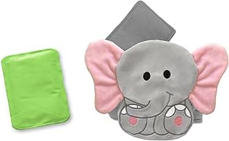 Baby Colic, Gas and Upset Stomach Relief, Baby Heated Tummy Wrap for Newborns - Belly Hugger - Infant Swaddling Belly Belt, Heating Pad with Soothing Warmth for Fussy Infants (Elephant)