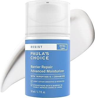 RESIST Barrier Repair Advanced Face Moisturizer with Ceramides, Peptides, Deep Hydration Face Cream for Wrinkles, Anti-Aging for All Skin Types, Fragrance-Free