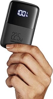 INIU Power Bank, 22.5W 10000mAh Smallest Portable Charger, USB C In & Out Fast Charging Mini Battery Pack with 3 Ports, Compatible with iPhone 17 16 15 14 13 Pro Max Samsung S25 S24 Ultra Google etc