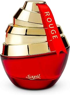 Sapil Rouge Eau de Parfum for Women – Long Lasting Amber Floral Perfume | Saffron, Jasmine & Warm Amber Notes | Elegant Sweet Feminine Fragrance | 3.4 oz / 100ml