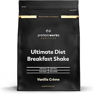 Protein Works - Diet Breakfast Smoothie | On The Go Breakfast | High Protein & Low Sugar | Vanilla Crème | 500 g