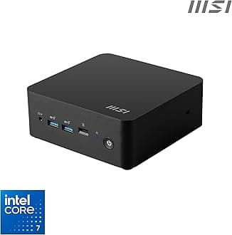 MSI Cubi NUC 1M i7 150U FS 16GB 1TB W11P Intel Core 7 DDR5-SDRAM SSD Windows 11 Pro Nero Mini Computer (Cubi NUC 1M 14th Generation i7 150U 16G 1T W11P) - Versione UK