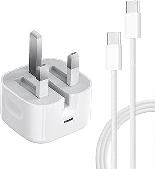 iPhone 15 Fast Charger【MFi Certified】35W USB C Fast Charger Adapter with 60W Type C to USB-C Braid Charging Cable (1m), Compatible with iPhone15/15 Pro/15 Pro Max, iPad, Mac, AirPods, Samsung Series