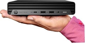 HP Pro 400 G9 Mini PC Desktop Computer, Intel 13th Gen i5-1335U, 32GB RAM, 1TB PCIe SSD, Dual 4K Display Support, USB-C, Ultra-Quiet Design, Wi-Fi 6, Keyboard and Mouse, Windows 11 Pro