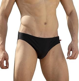 EASEJUICY Mens Swim Thong Sexy Swimwear Bikini Swimsuit Swimming Briefs String Bright Fabric with Drawstring Swim Tanga