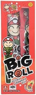 Tao Kae Noi Big Roll Grilled Seaweed 3.6g (Spicy Flavour, 54 Rolls)