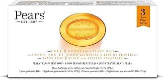 Original Glycerin Soap Bar - Pure & Gentle Glow | With 98% Pure Glycerin | For Hydration & Glow | With Plant Based Cleanser for Skin & Body | Paraben-free | 125gms x 3