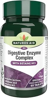 – Digestive Enzyme Complex – Supports Digestion, Bloating & Discomfort Relief and Nutrient Absorption – Betaine HCl - Vegan, Vegetarian, Non-GMO – 60 Tablets