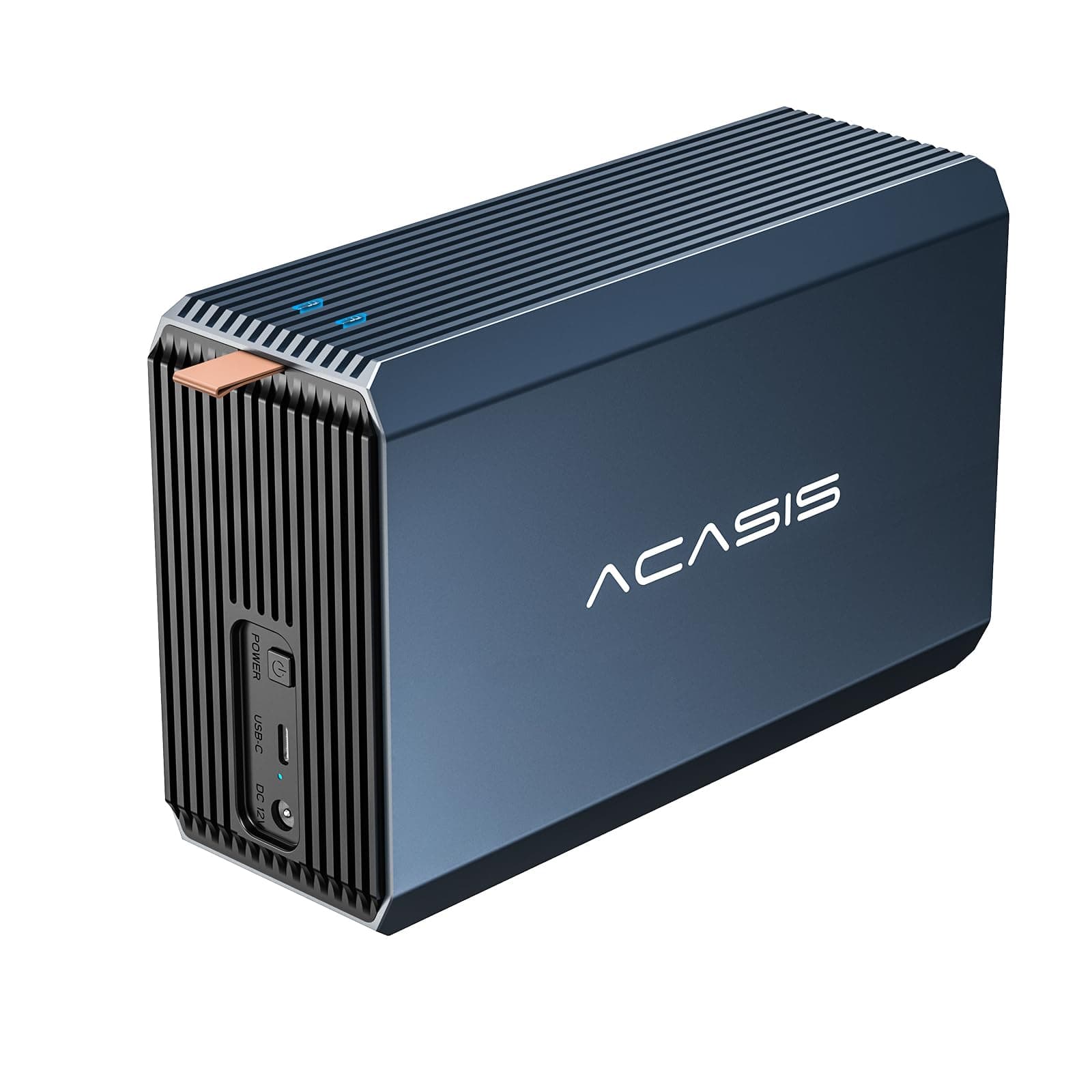 ACASIS 2 Bay External Hard Drive RAID Enclosure for 2.5/3.5" SATA HDD/SSD with USB 3.0,Support RAID 0/1/JBOD/SPAN,Max 6Gbps Under UASP,36TB Capacity Raid Enclosure