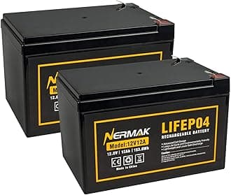 LiFePO4 Deep Cycle Batteries 12V 12Ah Over 2000 Rechargeable Lithium Cycles Iron Phosphate for Solar Energy UPS Lighting Electric Wheels Search Engine
