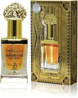 MY PERFUMES KHASHAB & OUD GOLD EDITION from ARABIYAT, Non Alcoholic Concentrated Perfume Oil or Attar for Unisex, 12 ml