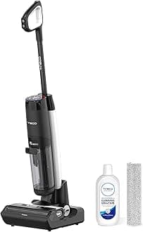 Floor ONE S7 FlashDry Smart Cordless Wet Dry Vacuum Cleaner, Long Runtime, Great for Sticky Messes, Self-Cleaning, 158℉Hot Air FlashDrying, Dual-Sided Edge Cleaning, Extended Battery Lifespan