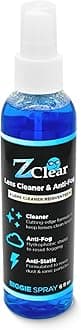 Z Clear Anti-Fog 6oz Spray | Eye glasses cleaner | Goggles anti fog | Sunglasses cleaner | Windshields | Mirrors | Visors | Safe for all Lenses |+ With Microfiber Cloth