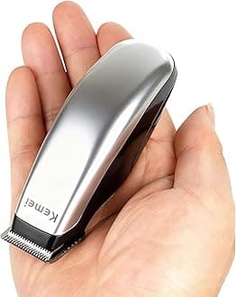 KEMEI Men's Hair Clippers Trimmer Groomer Cordless Self-Haircut Kit Styling Shears with Stainless Steel