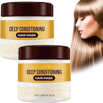 Luxurious Collagen Keratin Hair Mask, Deep Conditioning Treatment for Dry Damaged Hair (2PC)