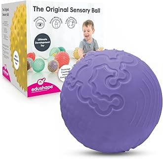 - Texture-iffic Sensory Ball for Baby - 7" Baby Ball for Kids with 8 Sections of Different Tactile Patterns