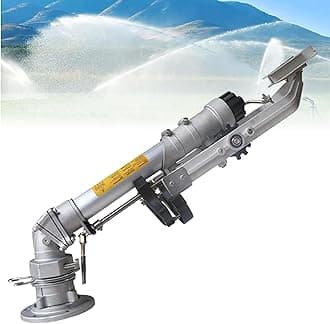 PARFCO Impulse Impact Water Sprinkler, 2" Agricultural Turbine Vortex Rod Water Sprayer, 360° Rotary Large-Area Watering Spray, for Farms, Orchards, Forestry