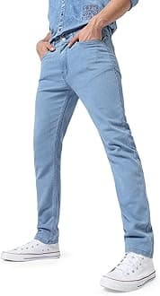 Urbano FashionMen's Slim Fit Denim Jeans Stretchable