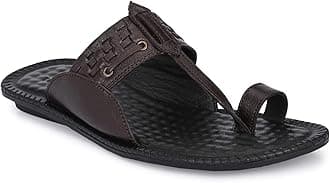 TrueYarn Genuine Leather Kolhapuri Chappals For Men| Leather Slippers For Men | Thong Sandals For Men | Stylish & Comfortable