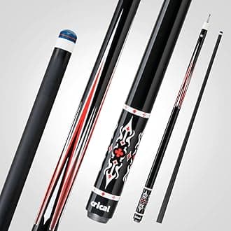 CRICAL Carbon Fiber Pool Cue COWCUE Series Low Deflection Billiard Cue Stick 58" Professional Pool Table Stick for Adults -12.5mm Tip, Weight 19oz (Adjustable), 3/8 x 8 Joint