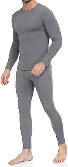 Thermal Underwear for Men Long Johns with Fleece Lined Base Layer Men Cold Weather Top Bottom