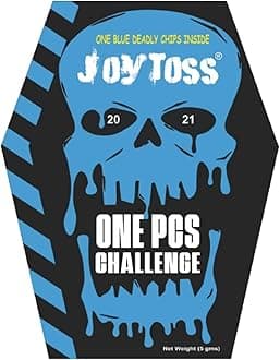 Joytoss one-pcs-Challenge (Pack of 1) | Extreme Spicy Tortilla Chips | Hottest Chips in the World | Ultimate Hot Snack | 5 Grams