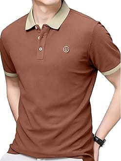 Lymio Polo T Shirt for Men || T Shirt for Man || Collar T Shirt Style Men (Packs Also Available) (Polo-44-47)