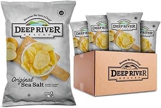 Original Sea Salt Kettle Cooked Potato Chips, Healthy Snacks Option for parties & Get together, Kettle Chips Variety Pack, 1-Ounce (Pack of 80)