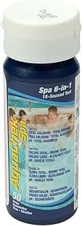 AquaChek Spa 6 in 1 Test Strips - Hot Tub and Spa Water Testing Strips