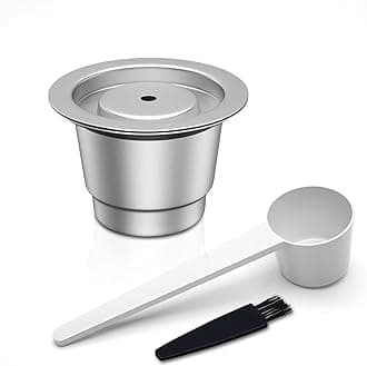 LIHONG Stainless Steel Reusable Coffee Pods, Reusable Coffee Capsules, Reusable Espresso Pods Compatible with Original Line