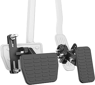 [Updated] Gas and Brake Pedal Extenders for Short Drivers People Driving Cars, Go Kart, Ride on Toys, Accelerator Pedals and Adjustable Length and Angle Auto Vehicles Brake