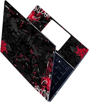Full Laptop Skin Stickers HD Quality Sticker for Laptops Upto 15.6" (Dustproof|Waterproof|Scratchproof|Reusable) - Graffiti FL1