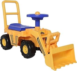 Toyzone Mini Bulldozer-50803 | Baby Car | Kids Car | Toy Car| Push Car| Storage Seat | Swing Car| Ride on Car with Horn