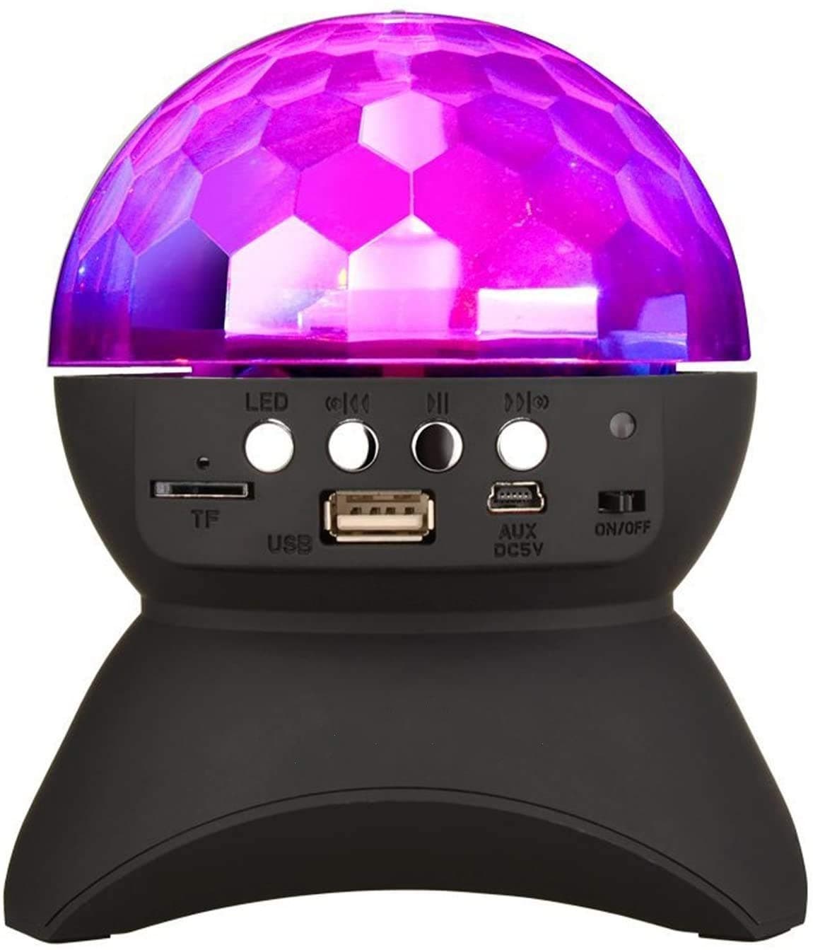 Disco Ball Home Party Light Wireless Speaker (Black)