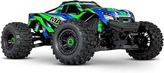 Maxx Wide Green 1:10 RC Model Car Monster Truck 4WD RTR 2.4GHz