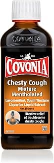 Chesty Cough Mixture mentholated 180ml effective relief of troublesome chesty cough