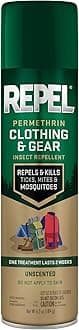 Permethrin Clothing And Gear Insect Repellent, 6.5 Ounces, Aerosol Insect Repellent For Clothing And Gear Including Nets, Tents, Sleeping Bags And Backpacks