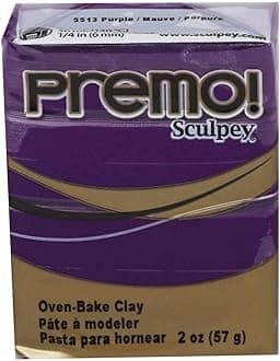 Sculpey Polymer Oven Bake Coloured Modelling Clay 2Oz Purple