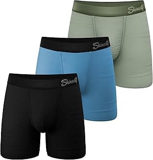 Ball Hammock Mens Boxer Briefs | Bulge Enhancing Underwear Flyless | 3 Pack