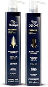 - I Belli Capelli Torrano Cream Keratin Hair Treatment Straightening in 1 Step, Formaldehyde Free-Nanoplastia Para Alisar Cabello, Keratina Organica Sin Formol Para Alisar el Pelo (2-Pack - 500ml each)