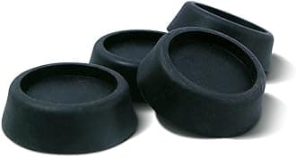 Washing Machine Anti-Vibration Pads - 4 pc set, Black (JB6368)