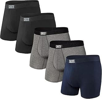 SAXX Underwear Co. mens Vibe Super Soft Boxer Brief