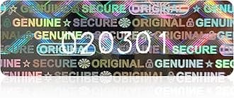 180pcs Tamper Proof Hologram Stickers Security Seal Genuine Warranty Void Label Tamper evident Seal Unique Serial Number (1.2x0.4inch)
