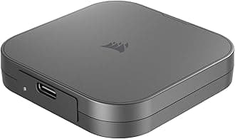 Corsair EX400U 1TB USB4 Portable External Type-C SSD – 3.2 Gen2 2x2 Connections, Up to 40Gbps, Plug and Play, MagSafe, Includes Cable – Windows PC, iOS Mac – Gray