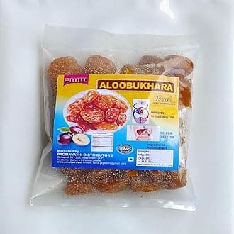 Pmw Loose Packed Aloo Bukhara Sweet Dried & Fresh Albakara, 250g (Loose Packet)