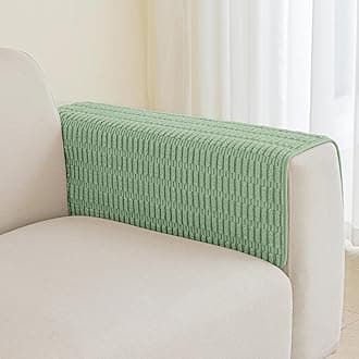 Muamar Couch Arm Covers Chair Arm Covers, Non Slip Sofa Arm Covers, Armrest Covers for Sofa, Furniture Covers Couch Protector 1pc(30x30inch, Sage Green)