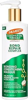 Amino Bonding Complex Hair Mask, Intense Conditioning Masque Pack with Coconut Oil & Vitamin E, Heat Protectant, Anti Frizz, Adds Shine, Protects Hair Growth, All Hair Types, 355ml bottle