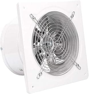 Annadue Fan Exhaust Fan 7 inch 180 mm Window/Wall Fan 220V 50W Extractor Hood Industrial for Kitchen Bathroom