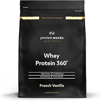 Whey 360 | Premium Whey Shake | Whey Powder Blend | No Added Sugar Shake | 40 Servings | French Vanilla | 1.2kg